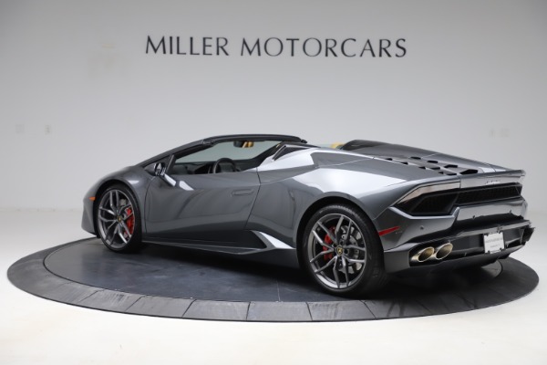 Used 2018 Lamborghini Huracan LP 580-2 Spyder for sale Sold at Rolls-Royce Motor Cars Greenwich in Greenwich CT 06830 4