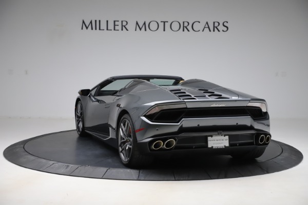 Used 2018 Lamborghini Huracan LP 580-2 Spyder for sale Sold at Rolls-Royce Motor Cars Greenwich in Greenwich CT 06830 5