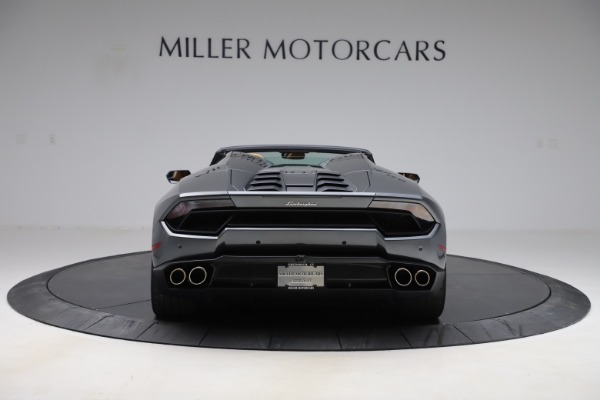 Used 2018 Lamborghini Huracan LP 580-2 Spyder for sale Sold at Rolls-Royce Motor Cars Greenwich in Greenwich CT 06830 6