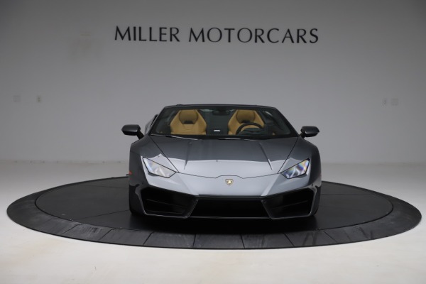 Used 2018 Lamborghini Huracan LP 580-2 Spyder for sale Sold at Rolls-Royce Motor Cars Greenwich in Greenwich CT 06830 7