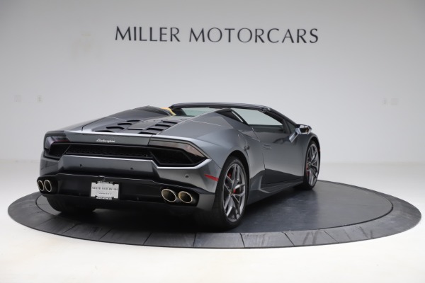 Used 2018 Lamborghini Huracan LP 580-2 Spyder for sale Sold at Rolls-Royce Motor Cars Greenwich in Greenwich CT 06830 8