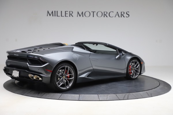 Used 2018 Lamborghini Huracan LP 580-2 Spyder for sale Sold at Rolls-Royce Motor Cars Greenwich in Greenwich CT 06830 9