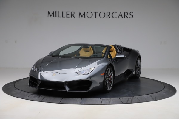 Used 2018 Lamborghini Huracan LP 580-2 Spyder for sale Sold at Rolls-Royce Motor Cars Greenwich in Greenwich CT 06830 1