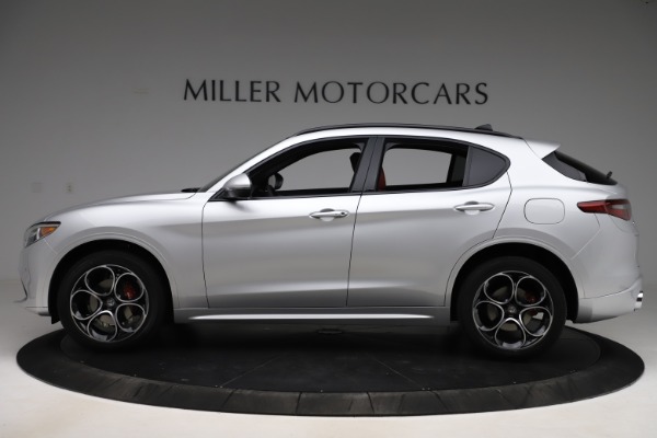 New 2020 Alfa Romeo Stelvio Ti Sport Q4 for sale Sold at Rolls-Royce Motor Cars Greenwich in Greenwich CT 06830 3