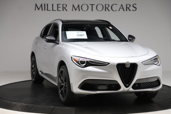 New 2020 Alfa Romeo Stelvio Ti Sport Q4 for sale Sold at Rolls-Royce Motor Cars Greenwich in Greenwich CT 06830 11