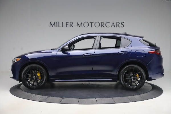 New 2020 Alfa Romeo Stelvio Ti Sport Q4 for sale Sold at Rolls-Royce Motor Cars Greenwich in Greenwich CT 06830 3