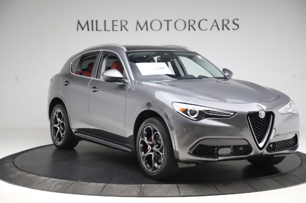 New 2020 Alfa Romeo Stelvio Ti Q4 for sale $54,095 at Rolls-Royce Motor Cars Greenwich in Greenwich CT 06830 12