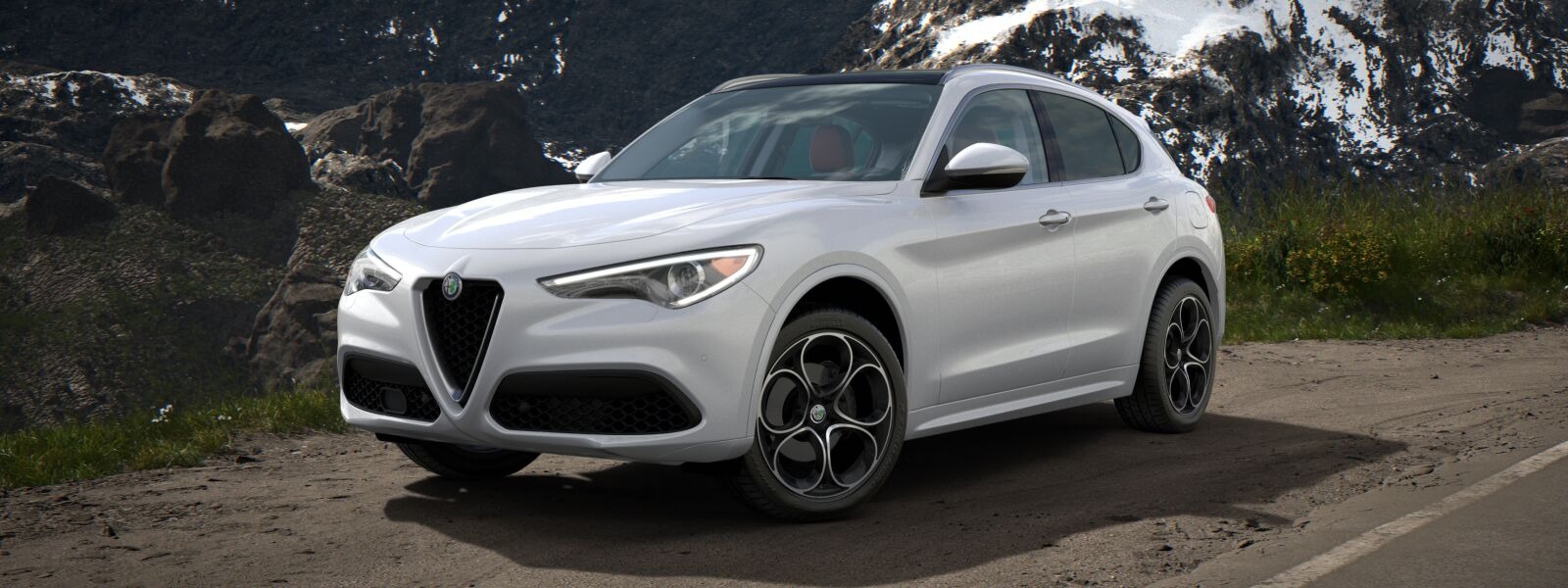 New 2020 Alfa Romeo Stelvio Ti Lusso Q4 for sale Sold at Rolls-Royce Motor Cars Greenwich in Greenwich CT 06830 1