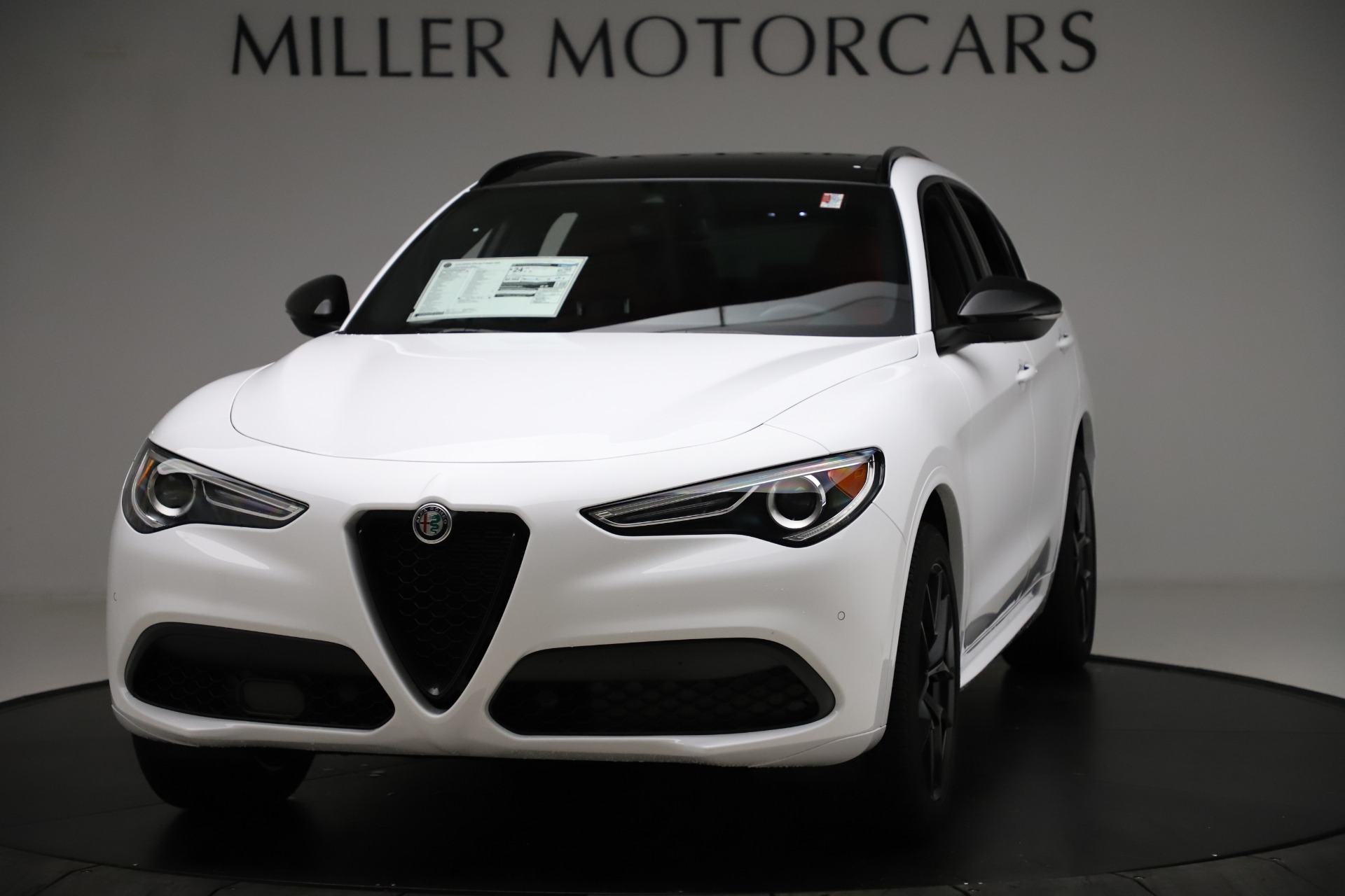 New 2020 Alfa Romeo Stelvio Ti Sport Q4 for sale Sold at Rolls-Royce Motor Cars Greenwich in Greenwich CT 06830 1