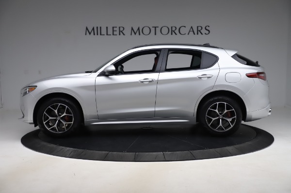 New 2020 Alfa Romeo Stelvio Ti Sport Q4 for sale Sold at Rolls-Royce Motor Cars Greenwich in Greenwich CT 06830 3