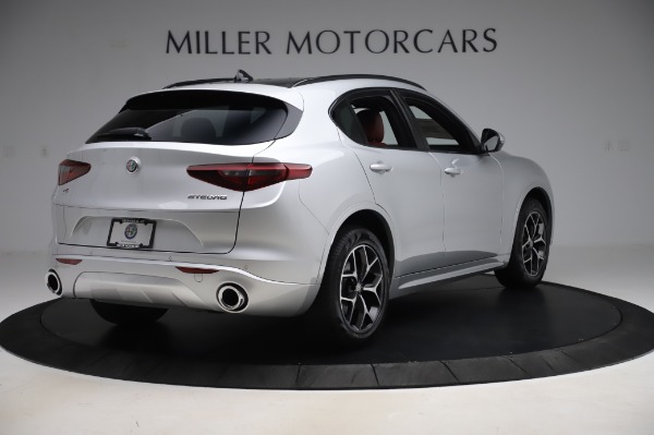 New 2020 Alfa Romeo Stelvio Ti Sport Q4 for sale Sold at Rolls-Royce Motor Cars Greenwich in Greenwich CT 06830 7