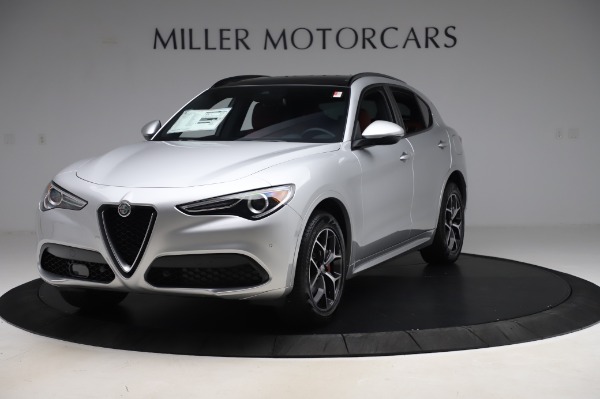 New 2020 Alfa Romeo Stelvio Ti Sport Q4 for sale Sold at Rolls-Royce Motor Cars Greenwich in Greenwich CT 06830 1