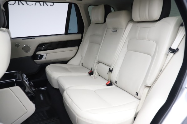 Used 2019 Land Rover Range Rover Supercharged LWB for sale Sold at Rolls-Royce Motor Cars Greenwich in Greenwich CT 06830 19