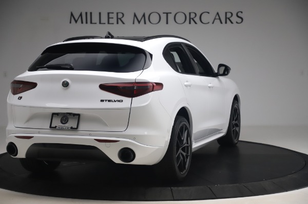 New 2020 Alfa Romeo Stelvio Ti Sport Q4 for sale Sold at Rolls-Royce Motor Cars Greenwich in Greenwich CT 06830 7