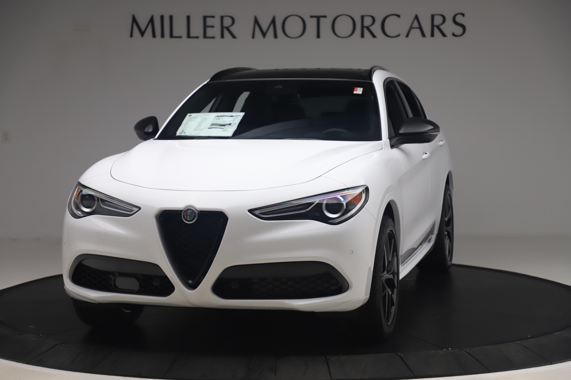 New 2020 Alfa Romeo Stelvio Ti Sport Q4 for sale Sold at Rolls-Royce Motor Cars Greenwich in Greenwich CT 06830 1