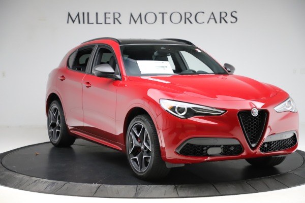 New 2020 Alfa Romeo Stelvio Ti Sport Carbon Q4 for sale Sold at Rolls-Royce Motor Cars Greenwich in Greenwich CT 06830 11