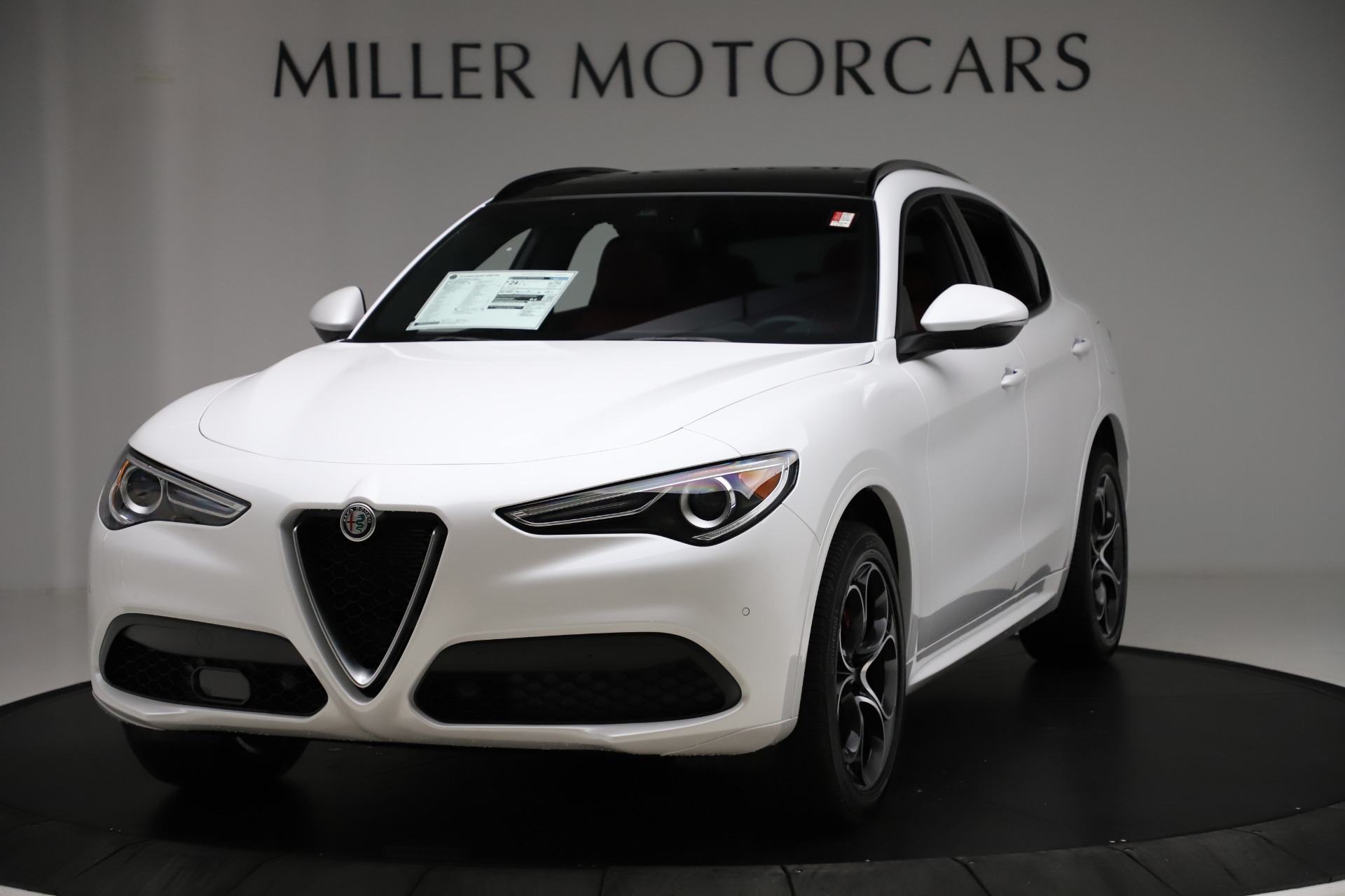 New 2020 Alfa Romeo Stelvio Ti Sport Q4 for sale Sold at Rolls-Royce Motor Cars Greenwich in Greenwich CT 06830 1