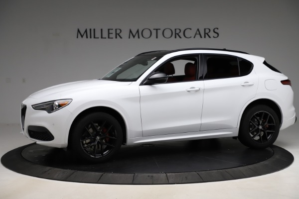 New 2020 Alfa Romeo Stelvio Ti Sport Q4 for sale Sold at Rolls-Royce Motor Cars Greenwich in Greenwich CT 06830 2