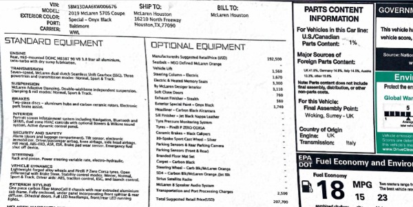 Used 2019 McLaren 570S for sale Sold at Rolls-Royce Motor Cars Greenwich in Greenwich CT 06830 23