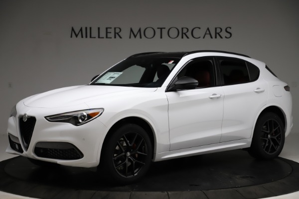 New 2021 Alfa Romeo Stelvio Ti Sport Q4 for sale Sold at Rolls-Royce Motor Cars Greenwich in Greenwich CT 06830 2