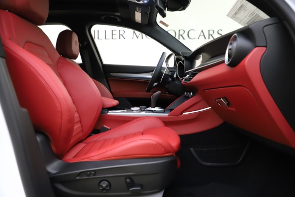 New 2021 Alfa Romeo Stelvio Ti Sport Q4 for sale Sold at Rolls-Royce Motor Cars Greenwich in Greenwich CT 06830 22