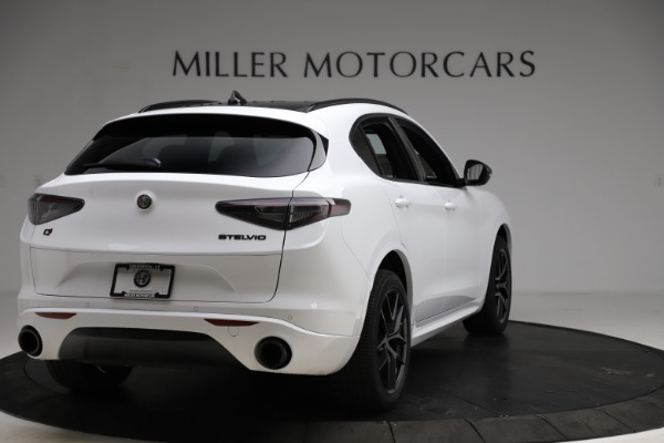 New 2021 Alfa Romeo Stelvio Ti Sport Q4 for sale Sold at Rolls-Royce Motor Cars Greenwich in Greenwich CT 06830 7