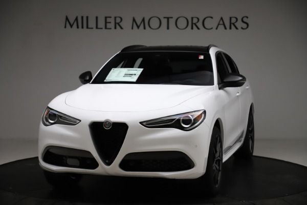 New 2021 Alfa Romeo Stelvio Ti Sport Q4 for sale Sold at Rolls-Royce Motor Cars Greenwich in Greenwich CT 06830 1