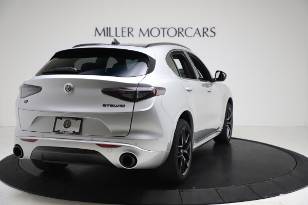 New 2021 Alfa Romeo Stelvio Ti Sport Q4 for sale Sold at Rolls-Royce Motor Cars Greenwich in Greenwich CT 06830 7