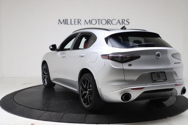 New 2021 Alfa Romeo Stelvio Ti Sport Q4 for sale Sold at Rolls-Royce Motor Cars Greenwich in Greenwich CT 06830 5