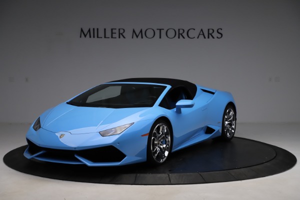 Used 2016 Lamborghini Huracan LP 610-4 Spyder for sale Sold at Rolls-Royce Motor Cars Greenwich in Greenwich CT 06830 13