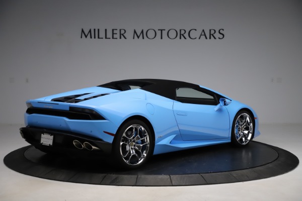 Used 2016 Lamborghini Huracan LP 610-4 Spyder for sale Sold at Rolls-Royce Motor Cars Greenwich in Greenwich CT 06830 15