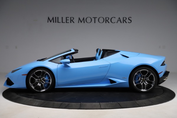 Used 2016 Lamborghini Huracan LP 610-4 Spyder for sale Sold at Rolls-Royce Motor Cars Greenwich in Greenwich CT 06830 3