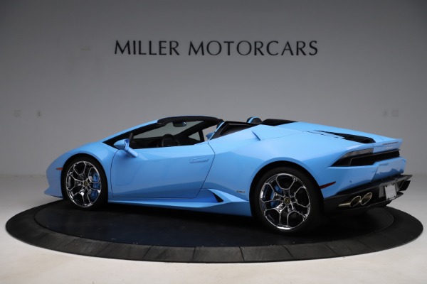 Used 2016 Lamborghini Huracan LP 610-4 Spyder for sale Sold at Rolls-Royce Motor Cars Greenwich in Greenwich CT 06830 4