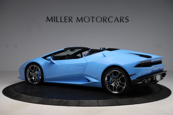 Used 2016 Lamborghini Huracan LP 610-4 Spyder for sale Sold at Rolls-Royce Motor Cars Greenwich in Greenwich CT 06830 4