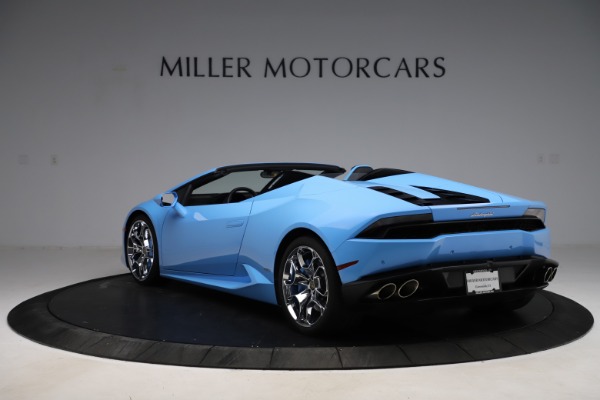 Used 2016 Lamborghini Huracan LP 610-4 Spyder for sale Sold at Rolls-Royce Motor Cars Greenwich in Greenwich CT 06830 5