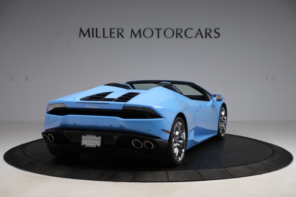 Used 2016 Lamborghini Huracan LP 610-4 Spyder for sale Sold at Rolls-Royce Motor Cars Greenwich in Greenwich CT 06830 7