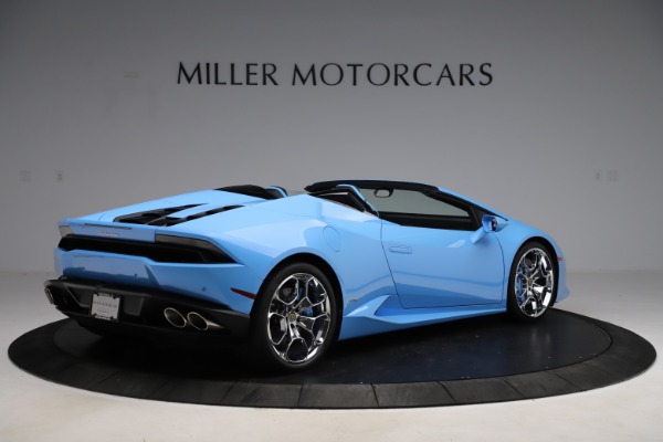 Used 2016 Lamborghini Huracan LP 610-4 Spyder for sale Sold at Rolls-Royce Motor Cars Greenwich in Greenwich CT 06830 8