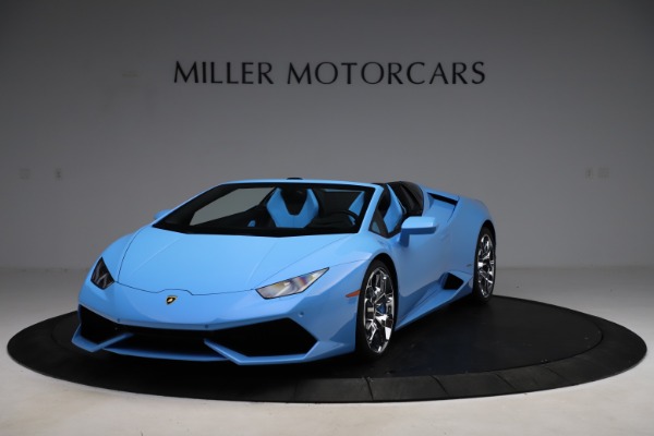 Used 2016 Lamborghini Huracan LP 610-4 Spyder for sale Sold at Rolls-Royce Motor Cars Greenwich in Greenwich CT 06830 1