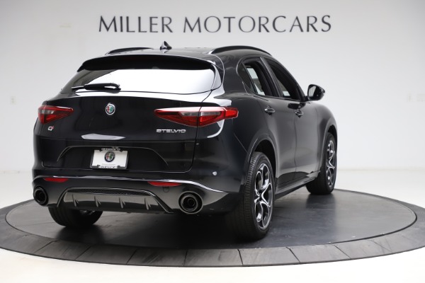 New 2021 Alfa Romeo Stelvio Ti Sport Q4 for sale Sold at Rolls-Royce Motor Cars Greenwich in Greenwich CT 06830 7