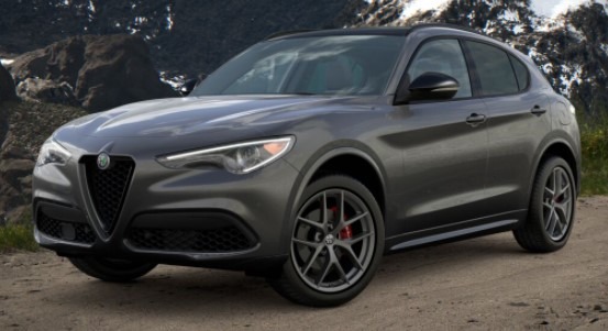 New 2021 Alfa Romeo Stelvio Ti Sport Q4 for sale Sold at Rolls-Royce Motor Cars Greenwich in Greenwich CT 06830 1