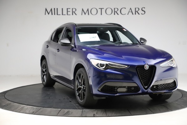 New 2021 Alfa Romeo Stelvio Ti Sport Q4 for sale Sold at Rolls-Royce Motor Cars Greenwich in Greenwich CT 06830 11