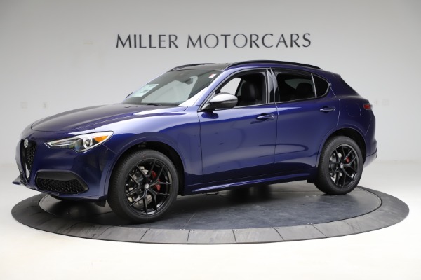 New 2021 Alfa Romeo Stelvio Ti Sport Q4 for sale Sold at Rolls-Royce Motor Cars Greenwich in Greenwich CT 06830 2