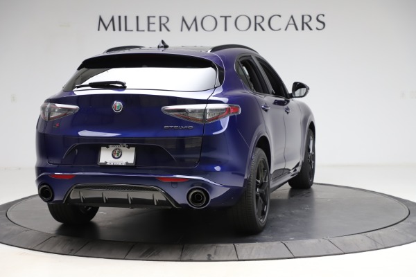 New 2021 Alfa Romeo Stelvio Ti Sport Q4 for sale Sold at Rolls-Royce Motor Cars Greenwich in Greenwich CT 06830 7