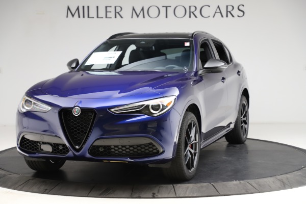 New 2021 Alfa Romeo Stelvio Ti Sport Q4 for sale Sold at Rolls-Royce Motor Cars Greenwich in Greenwich CT 06830 1