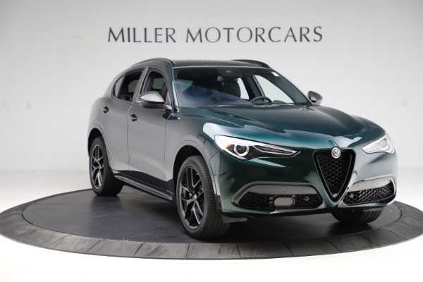 New 2021 Alfa Romeo Stelvio Ti Sport Q4 for sale Sold at Rolls-Royce Motor Cars Greenwich in Greenwich CT 06830 11