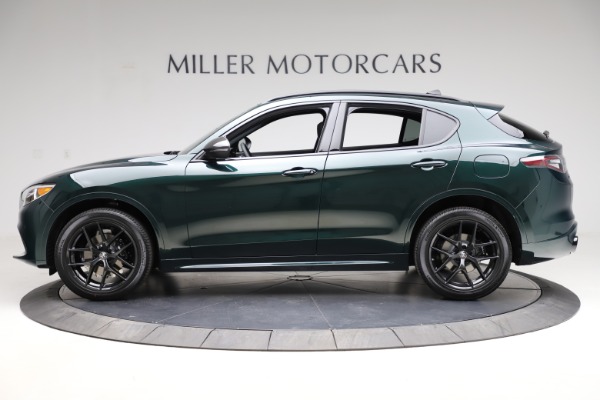 New 2021 Alfa Romeo Stelvio Ti Sport Q4 for sale Sold at Rolls-Royce Motor Cars Greenwich in Greenwich CT 06830 3