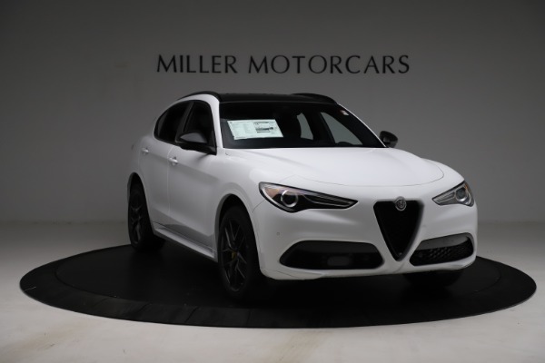 New 2021 Alfa Romeo Stelvio Ti Sport Q4 for sale Sold at Rolls-Royce Motor Cars Greenwich in Greenwich CT 06830 13