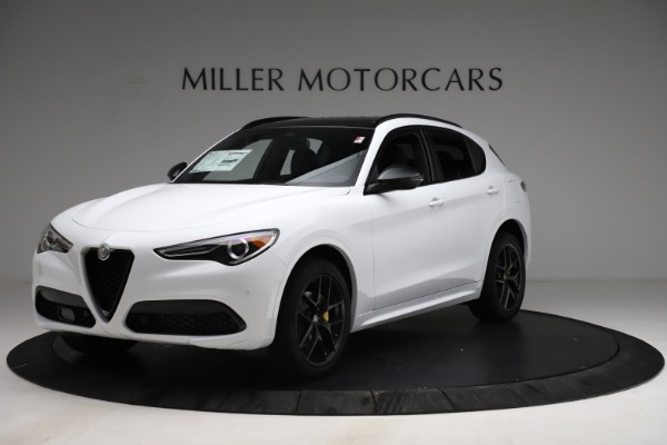 New 2021 Alfa Romeo Stelvio Ti Sport Q4 for sale Sold at Rolls-Royce Motor Cars Greenwich in Greenwich CT 06830 2