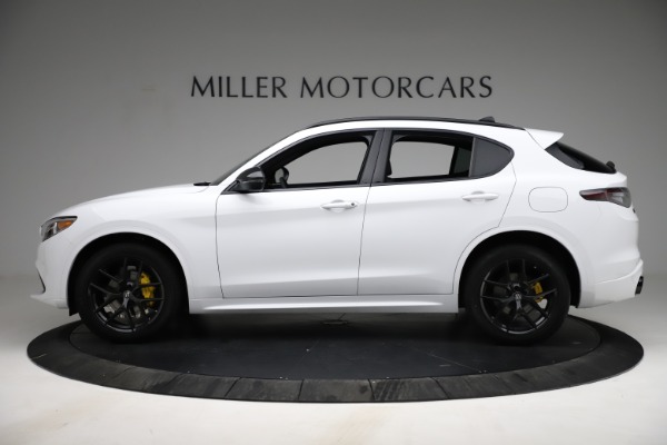 New 2021 Alfa Romeo Stelvio Ti Sport Q4 for sale Sold at Rolls-Royce Motor Cars Greenwich in Greenwich CT 06830 3