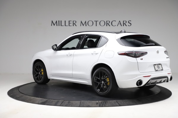 New 2021 Alfa Romeo Stelvio Ti Sport Q4 for sale Sold at Rolls-Royce Motor Cars Greenwich in Greenwich CT 06830 6